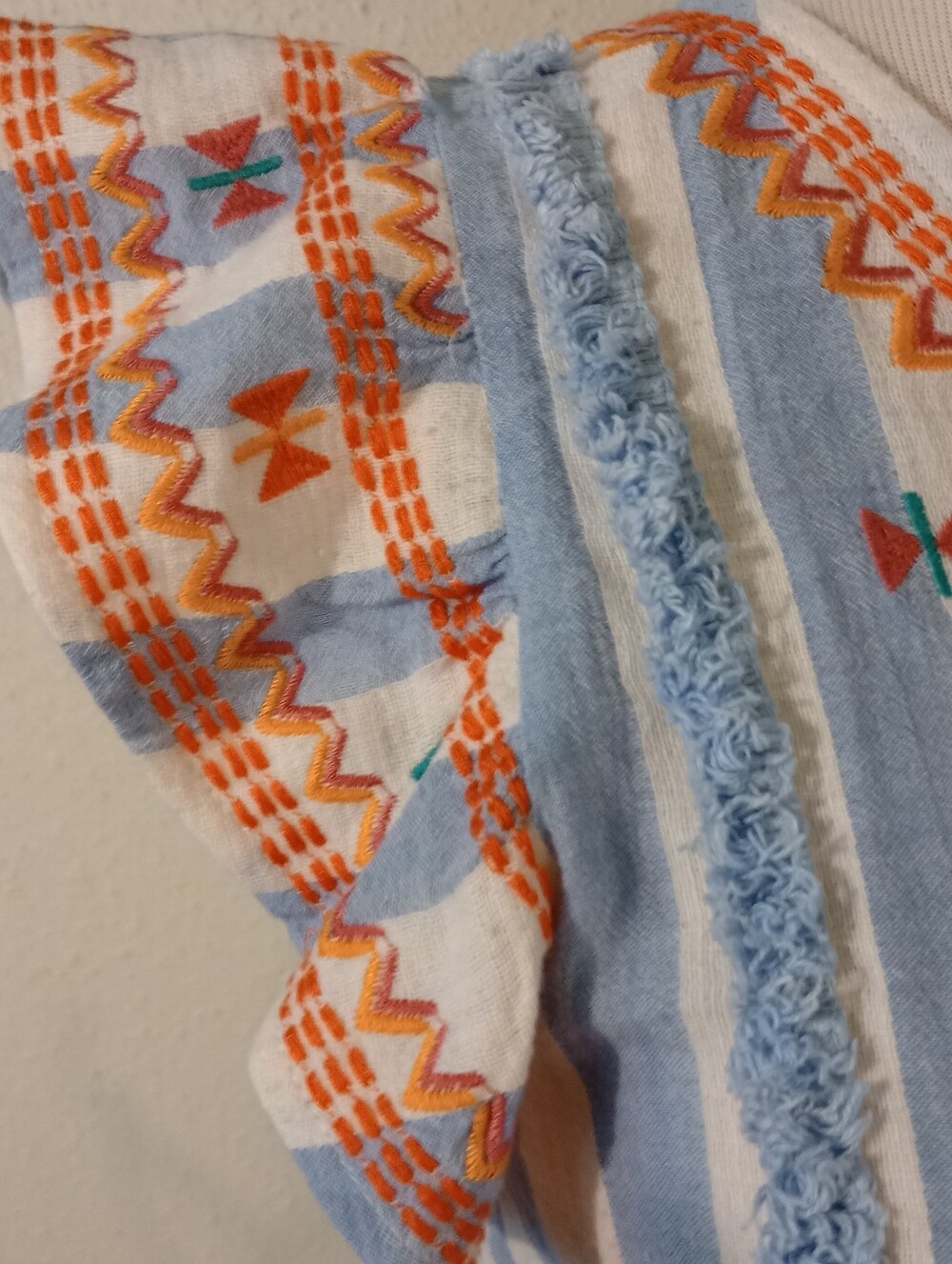 Summery Embroidered Ruffle Sleeve Top from THML - Picture 4 of 10